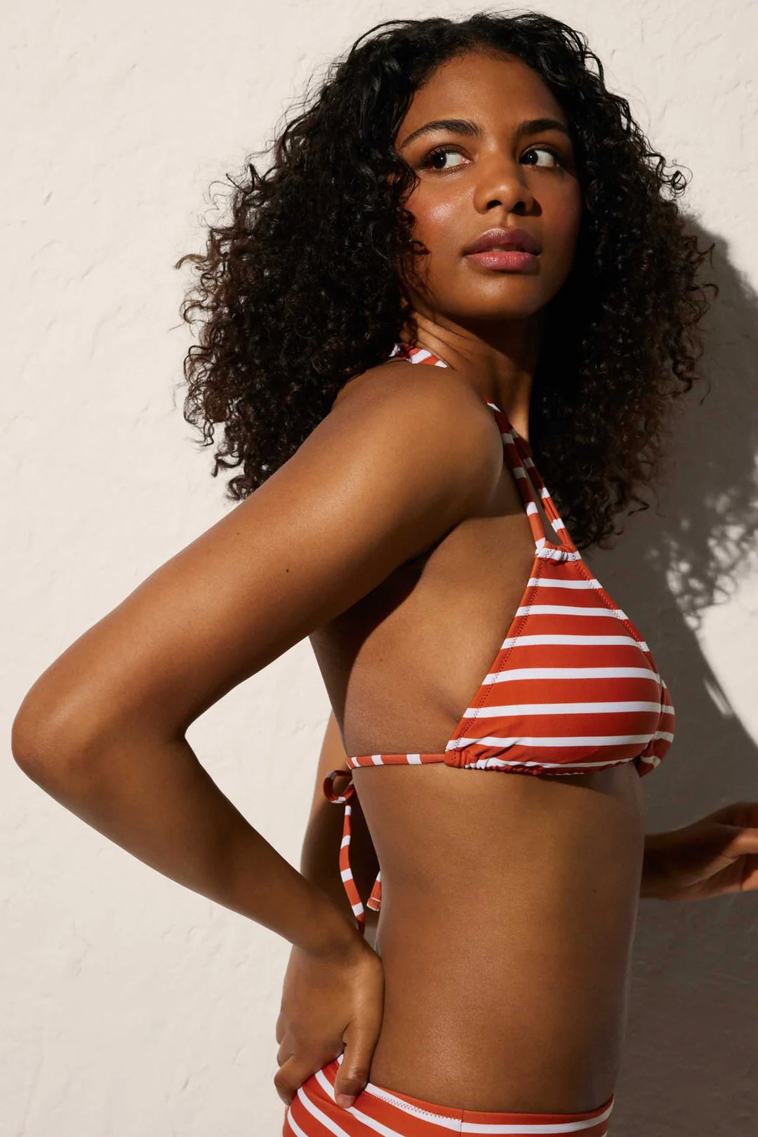 Sailor Triangle Bikini Top Roasted Orange