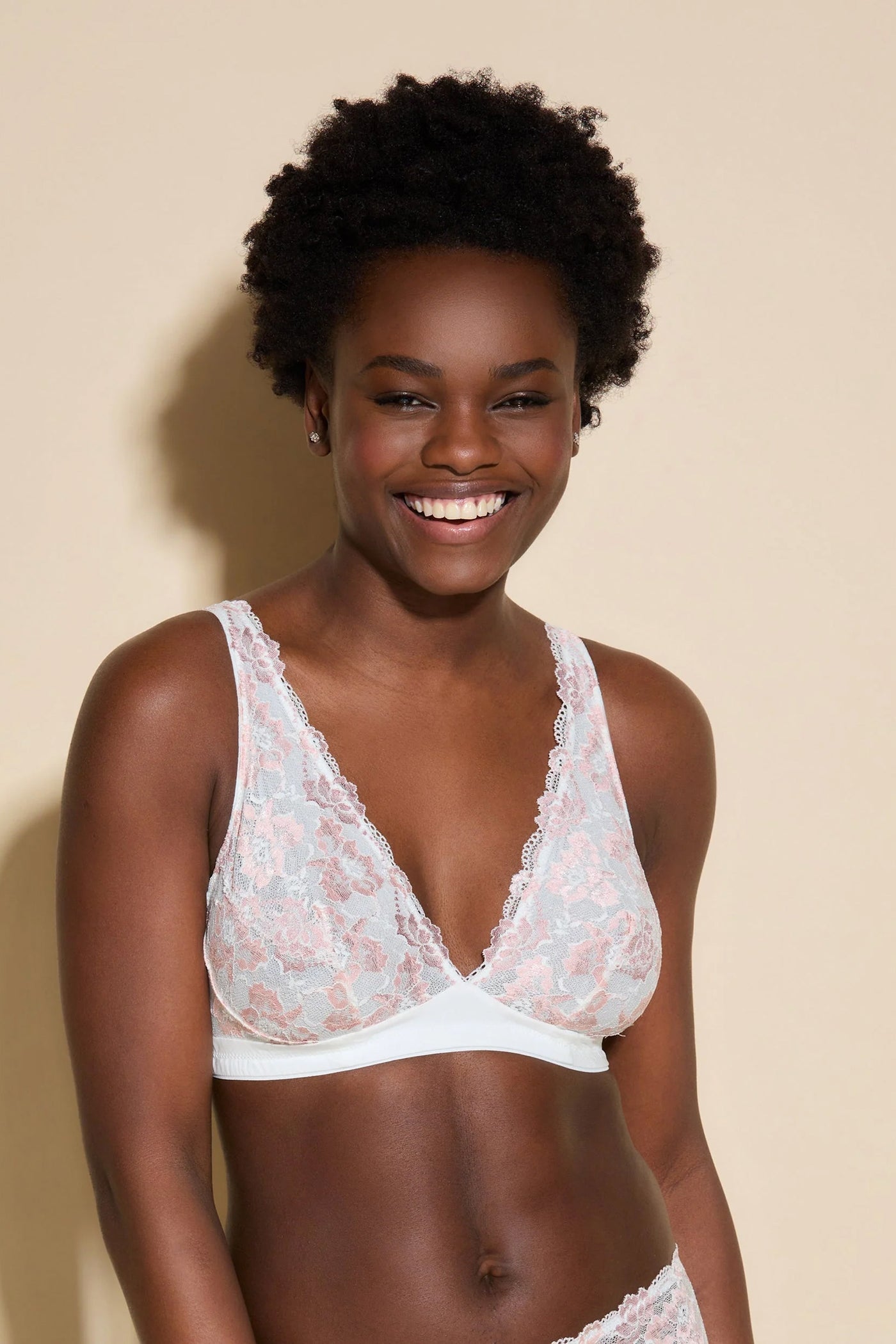 Savona Bralette Mandorla/Moon Ivory