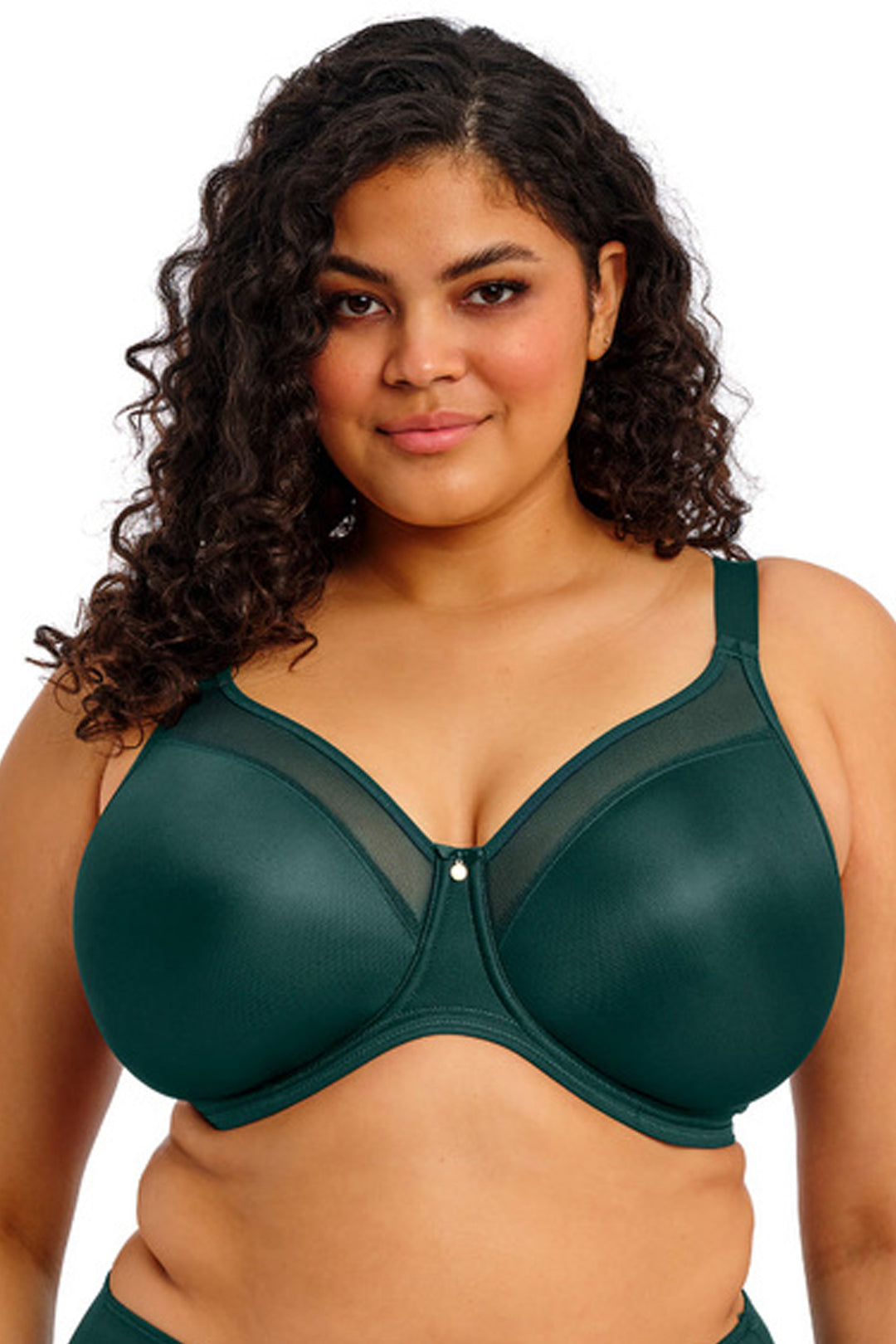 Smooth Moulded Non Padded Bra Deep Emerald