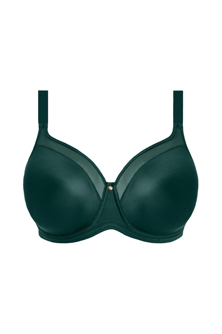 Smooth Moulded Non Padded Bra Deep Emerald