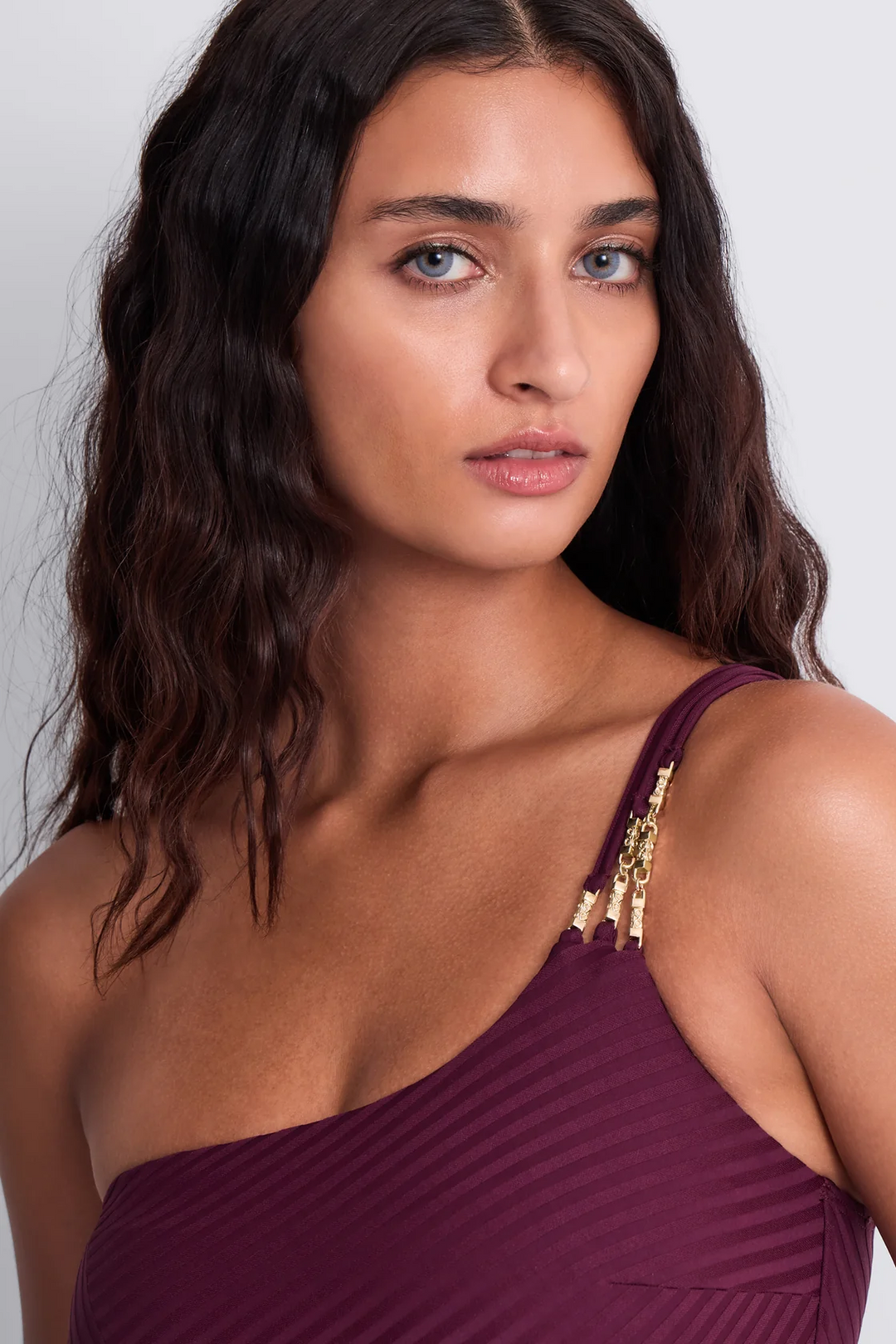 Sun Pop One-piece swimsuit Açaï