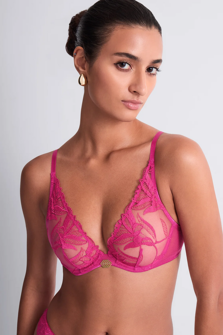 Sweet Euphoria Plunge Bra Passion Rose