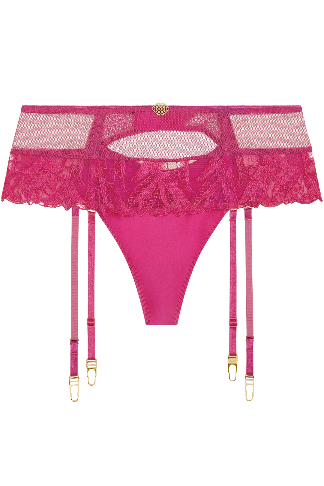 Sweet Euphoria Suspender Tanga Passion rose