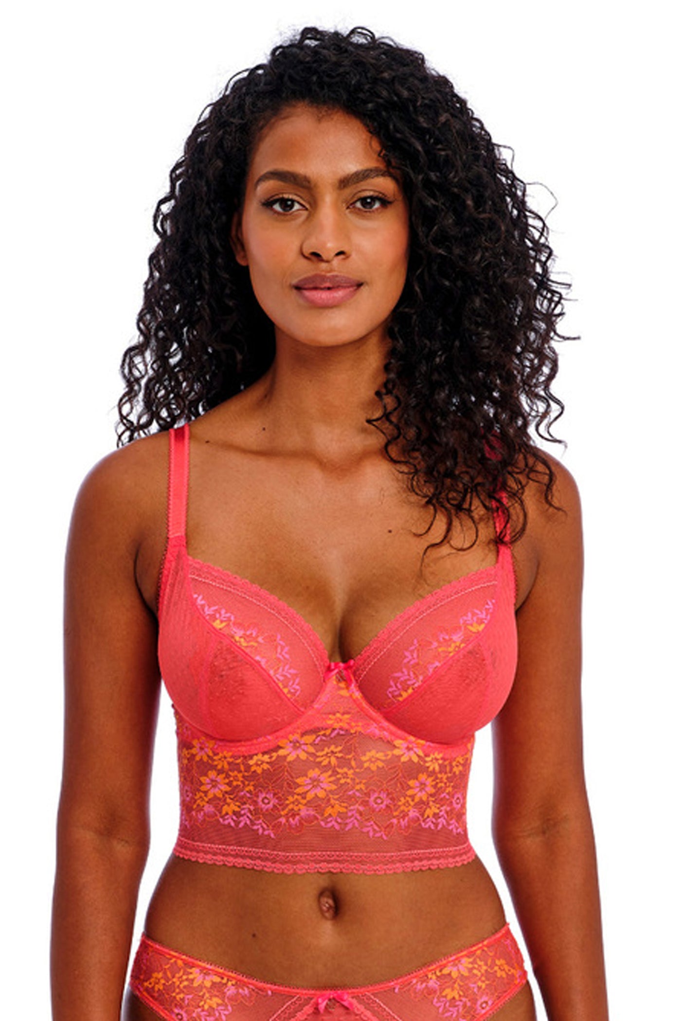 Sydnie Longline Bra Strawberry Ice