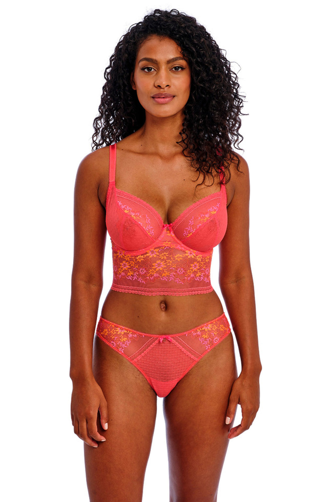 Sydnie Longline Bra Strawberry Ice