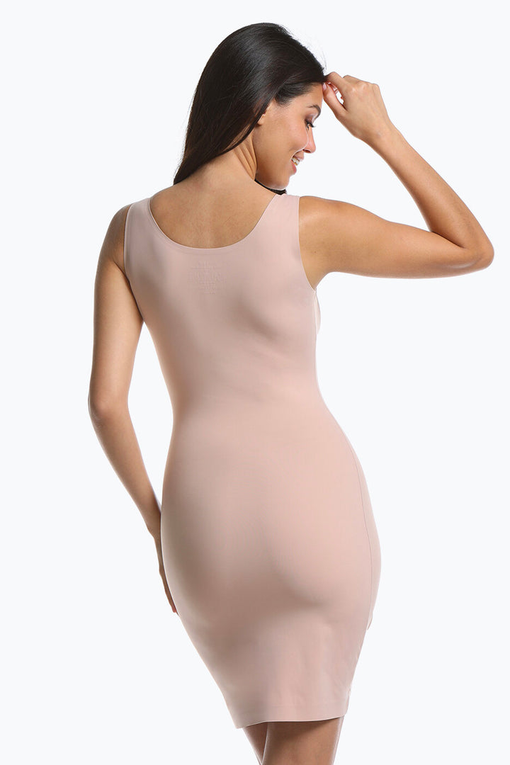 Tone Your Body Tank Dress Cappuccino