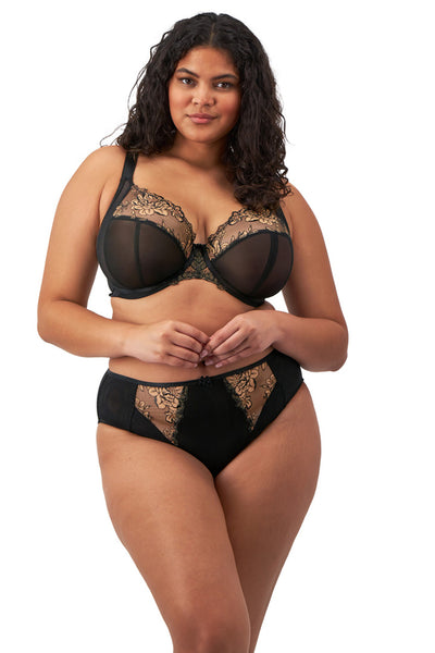 Teagan Plunge Bh Black Almond