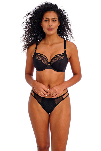 Temptress Plunge Bra Black