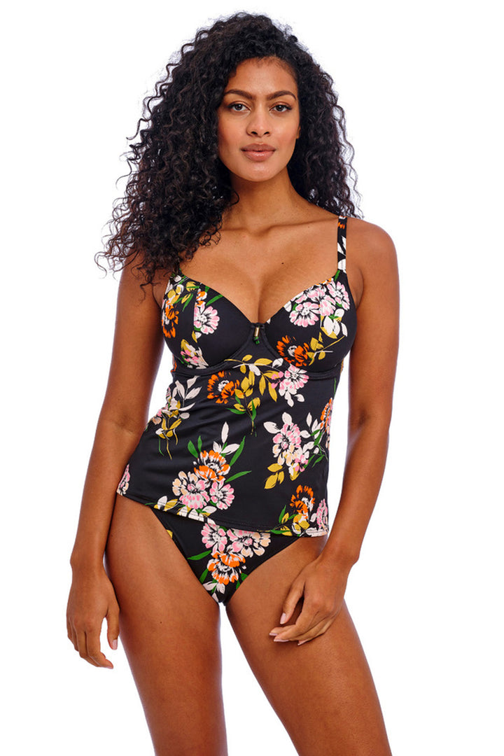 Twilight Soul Plunge Tankini Topp Svart