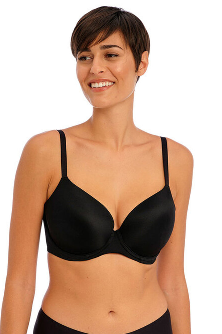 Undetected Moulded T-shirt Bra Black