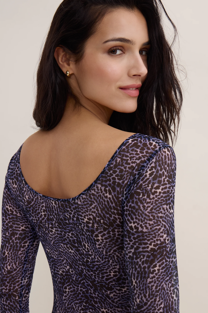 Vibrant Emotion Long-sleeve Bodysuit Wild Side