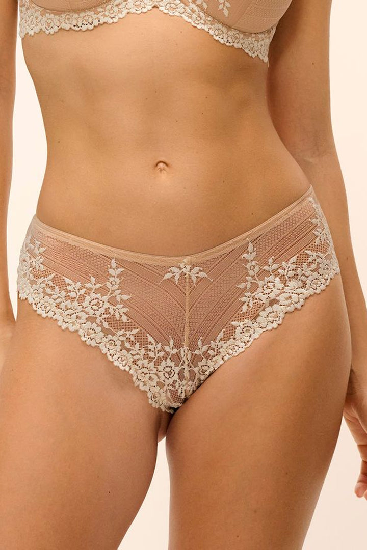 Embrace Lace Tanga Naturally Nude