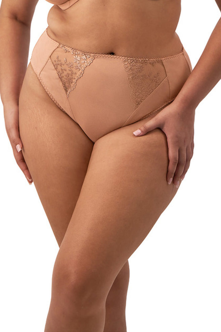 Zarla High Leg Brief Cafe Au Lait