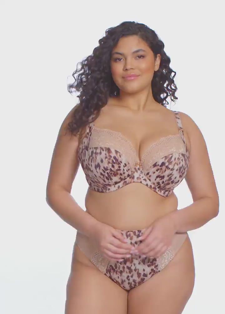 Lucie Plunge Bra Stretch Wildcat