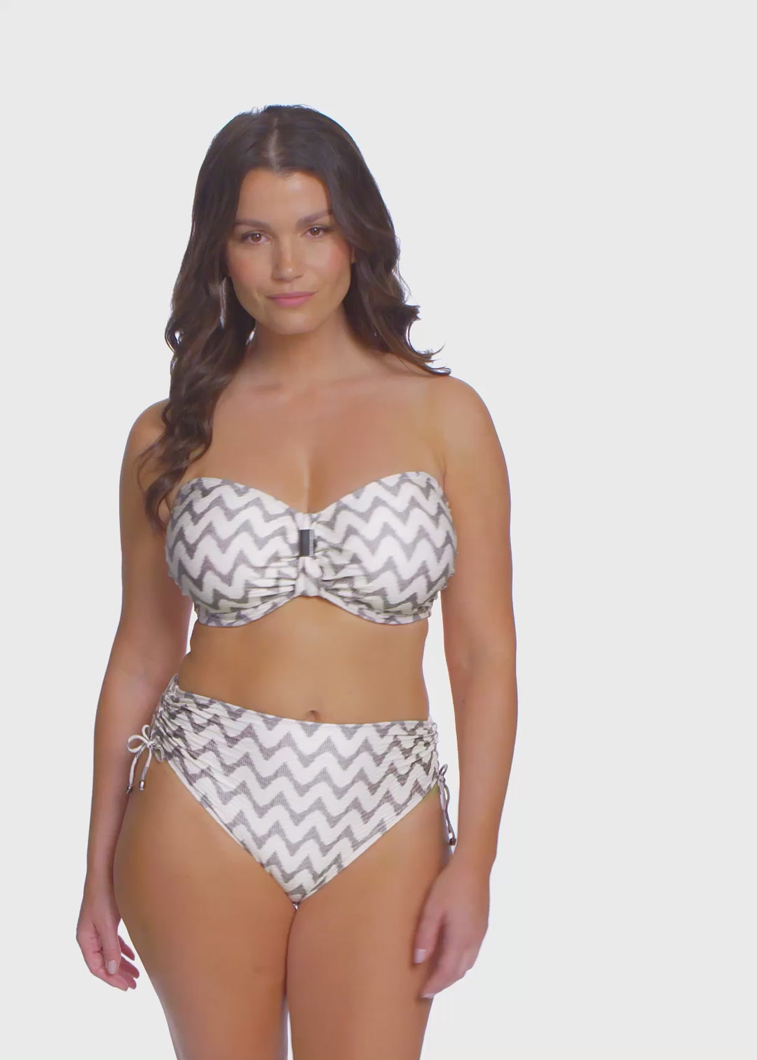 Vanuatu Bandeau Bikinitopp Creme Noire