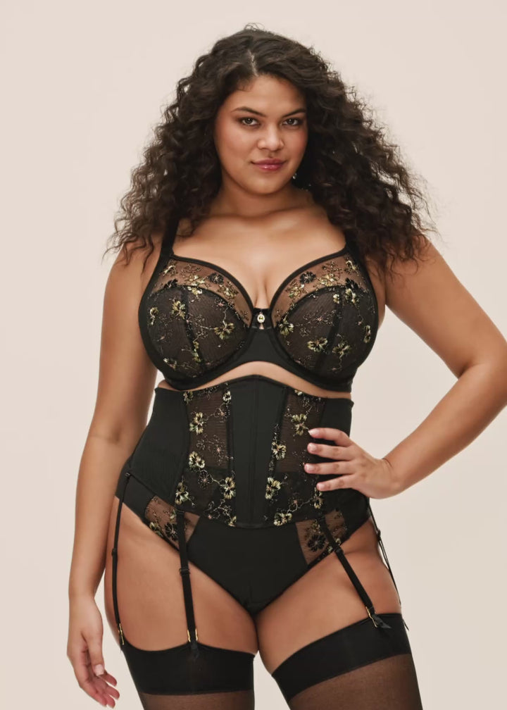 Lyriana Suspender Jet