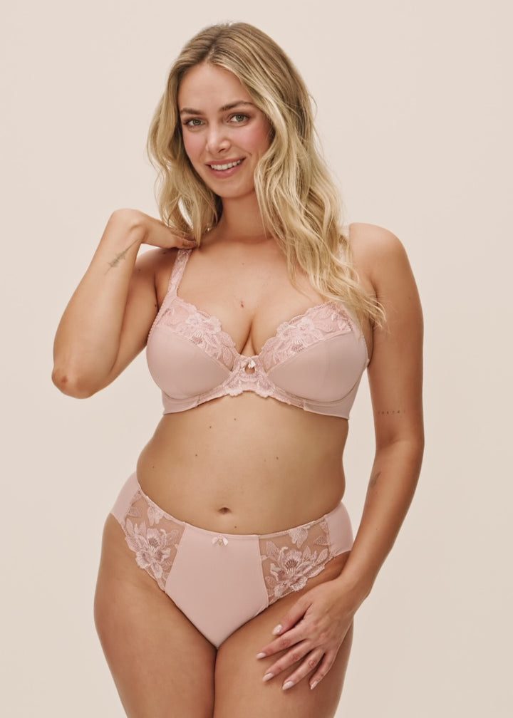 Magdalena Side Support Bra Natural Beige