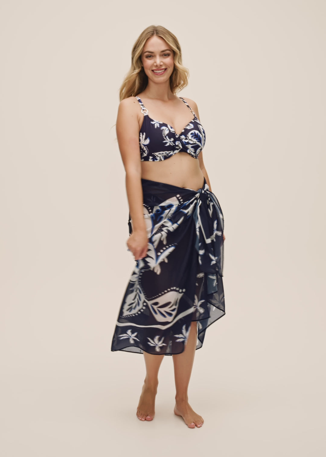 Playa Azul Sarong Navy
