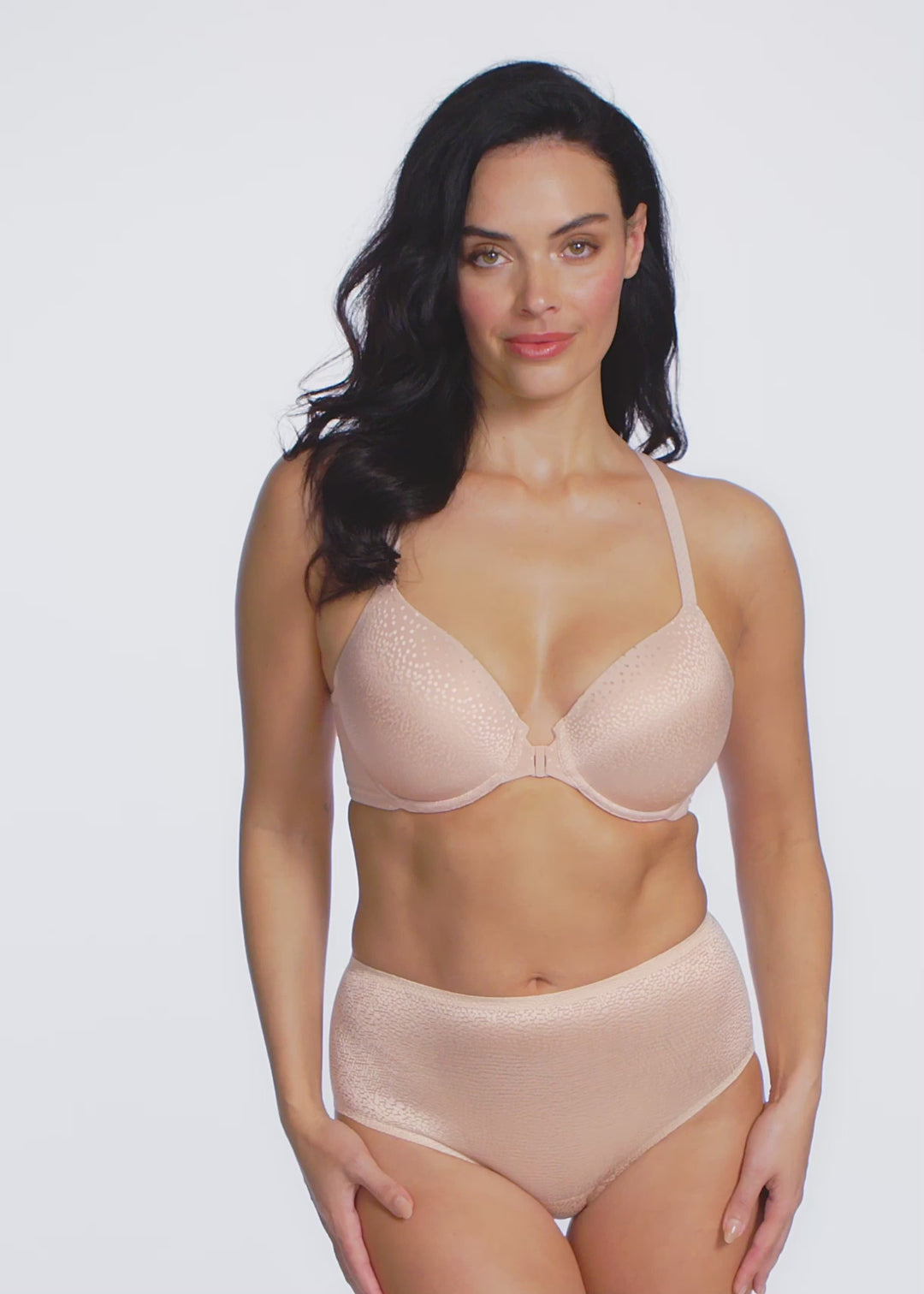 Back Appeal Front Fastener Bra Rose Dust