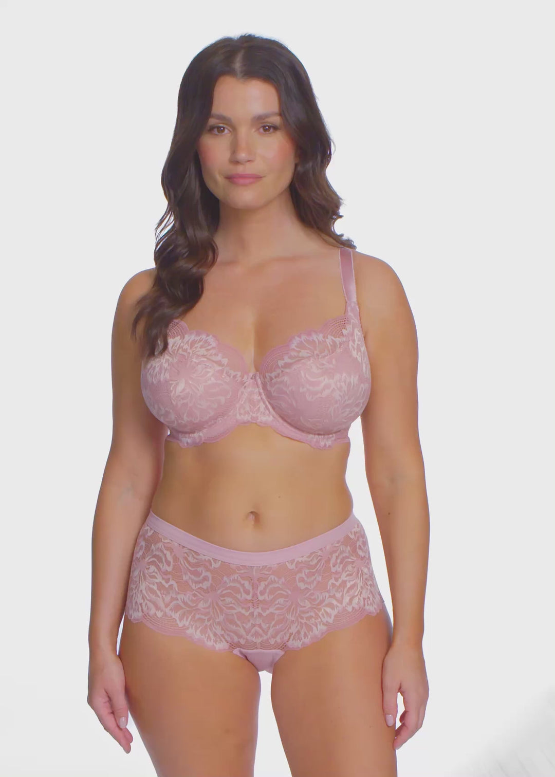 Emmaline Padded Plunge Bra Blossom