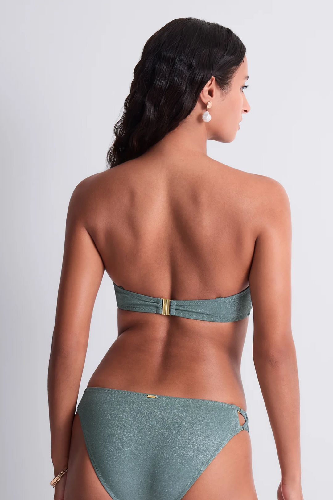Summer Glow Bikini Bandeau Aqua