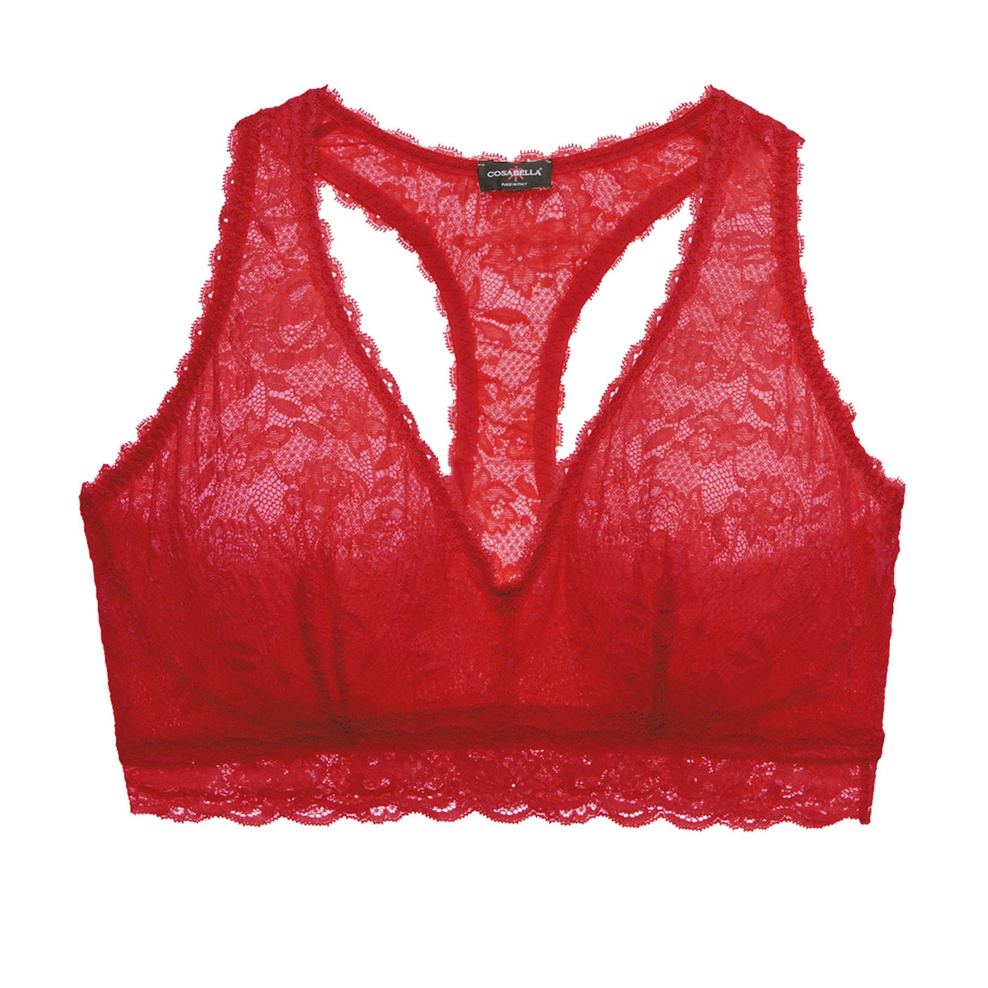 Never Say Never Curvy Racerback Mystic Red