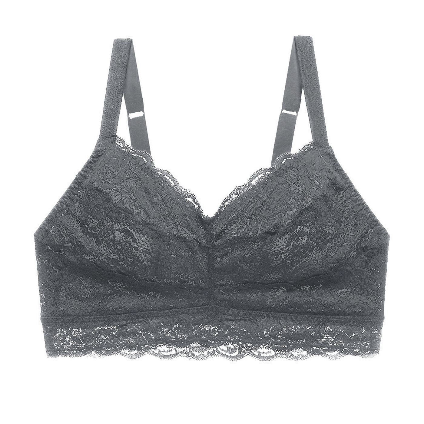 Never Say Never Curvy Sweetie Bralette Anthracite