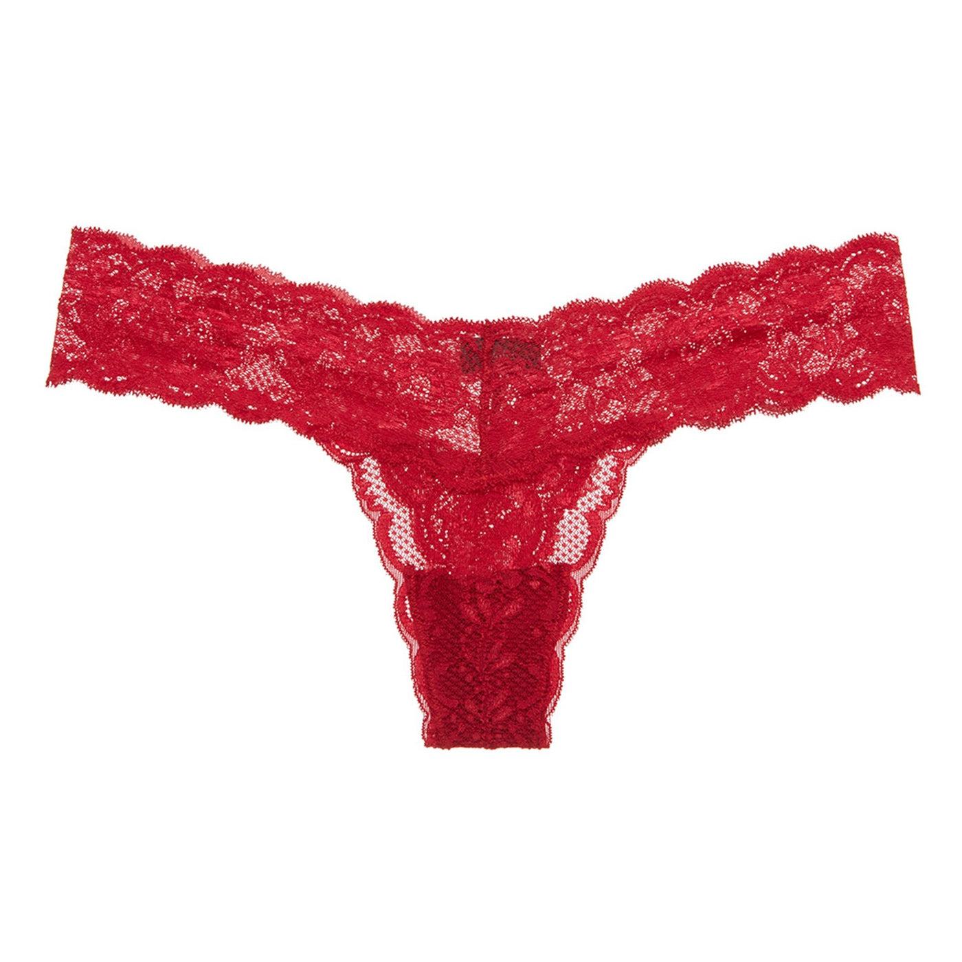 Never Say Never Cutie Lavhøyde Thong Mystic Red