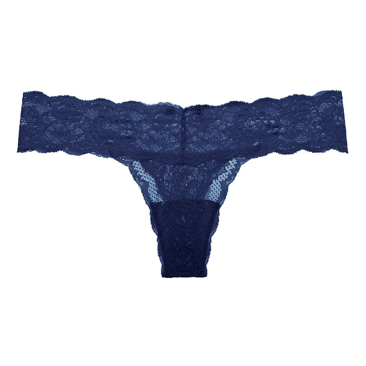 Never Say Never Cutie Low Rise Thong Blue Navy